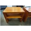 Image 2 : PAIR OF PINE END TABLES