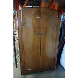 ANTIQUE WALNUT WARDROBE