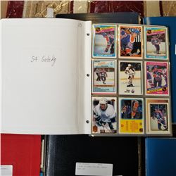 BINDER OF 54 GRETZKY HOCKEY CARDS