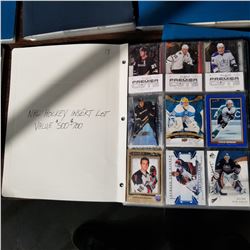 BINDER OF 54 LEMIEUX HOCKEY CARDS