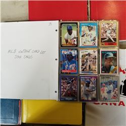 BINDER OF MLB STARS BASEBALL CARDS