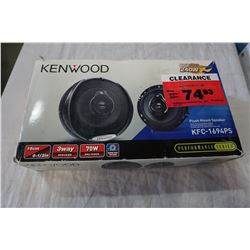 NEW IN BOX KENWOOD KFC-1694PS 6 1/2 INCH SPEAKERS