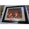 Image 1 : LIMITED RELEASE LITHOGRAPH OF SHIPS OF PIRATES OF CARIBBEAN MOVIES WITH CERTIFICATE OF AUTHENTICITY