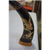Image 3 : HAND CARVED BUFFALO HORNS