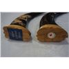 Image 6 : HAND CARVED BUFFALO HORNS