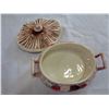 Image 2 : ARNEL LIDDED DISH AND ART GLASS VASE