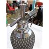 Image 4 : METAL WRAP ANTIQUE SELTZER BOTTLE AND WICKER WRAPPED BACARDI LIQUOR BOTTLE