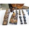 Image 1 : LOT OF CARVED AFRICAN WOOD ART