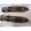 Image 3 : LOT OF CARVED AFRICAN WOOD ART