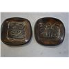 Image 1 : LOT OF 2 HANDMADE CLAY HAIDA BEAVER AND TSIMSIAN BEAR AND MAN