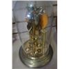 Image 3 : WEST GERMANY ANTIQUE GLASS DOME MECHANICAL CLOCK