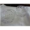 Image 1 : 2 PINWHEEL CRYSTAL BOWLS