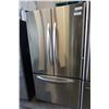 Image 1 : DACOR 36 INCH STAINLESS STEEL FRENCH DOOR REFRIDGERATOR WITH BOTTOM DRAWER FREEZER, TESTED AND WORKI