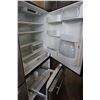 Image 3 : STAINLESS STEEL JENN-AIR REFRIDGERATOR WITH BOTTOM DRAWER FREEZER, TESTED AND WORKING GUARANTEED