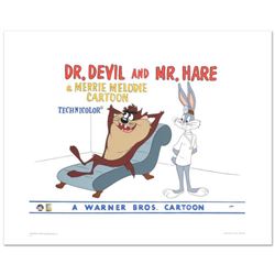  Dr. Devil & Mr. Hare  Limited Edition Giclee from Warner Bros., Numbered with Hologram Seal and Cer