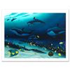 Image 3 : "Radiant Reef" Limited Edition Giclee Diptych on Canvas (35" x 26") by Wyland, Numbered and Hand Sig