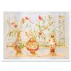 Image 1 : "Chinese Vase" Limited Edition Lithograph (42" x 29.5") by Edna Hibel (1917-2014), Numbered and Hand