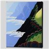 Image 3 : "Emerald Cliffs" Limited Edition Giclee on Canvas by Larissa Holt, Numbered and Signed with COA. Thi