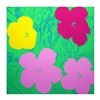 Image 1 : Andy Warhol "Flowers 11.68" Silk Screen Print from Sunday B Morning.