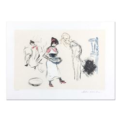 Pablo Picasso (1881-1973),  Etude de Personnages  Original Lithograph, Limited to 500 Pieces and Han