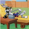Image 2 : "Hollywood Hare" Limited Edition Giclee from Warner Bros., Numbered with Hologram Seal and Certifica