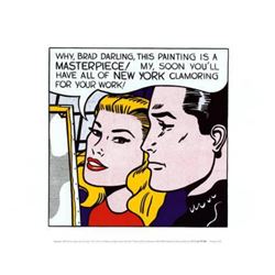 Roy Lichtenstein  Masterpiece  Offset Lithograph