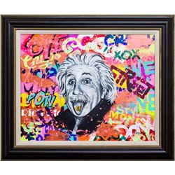 Nastya Rovenskaya- Original Oil on Canvas "Genius"