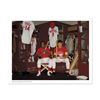 Image 1 : "Pete Rose & Morgan in Clubhouse" Archival Photograph Autographed by Pete Rose and Joe Morgan. Inclu