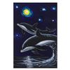 Image 1 : Wyland, "Companions In the Starry Sea" Original Oil Painting on Canvas, Hand Signed with Certificate