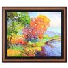 Image 2 : Alexander Antanenka, "Meet Me Halfway (Diptych)" Framed Original Oil Painting on Canvas, Hand Signed
