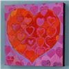 Image 3 : "Playful Heart VI" Limited Edition Giclee on Canvas by Simon Bull, Numbered and Signed with COA. Thi