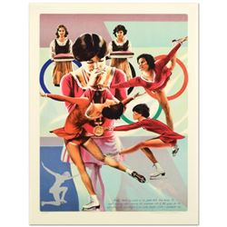 William Nelson, "Dorothy Hamill" Limited Edition Lithograph, Numbered and Hand Signed by the Artist.