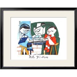 Pablo Picasso "Le Repas des Infants" Custom Framed Lithograph