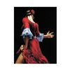 Image 1 : Fabian Perez, "Flamenco Dancer III" Hand Textured Limited Edition Giclee on Board. Hand Signed and N