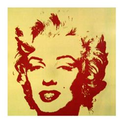 Andy Warhol  Golden Marilyn 11.40  Limited Edition Silk Screen Print from Sunday B Morning.