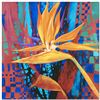 Image 1 : "Bird of Paradise" Limited Edition Giclee on Canvas by Simon Bull, Numbered and Signed with COA. Thi