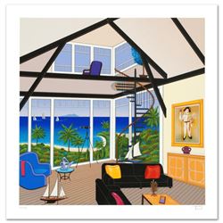  Duplex Over Stinson  Limited Edition Serigraph by Fanch Ledan, Numbered and Hand Signed with Certif