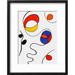 Alexander Calder  Derrier le Mirroir, no. 173: Composition II  Custom Framed Lithograph