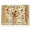 Image 1 : "Amy Rebecca's Floral Fantasy" Limited Edition Lithograph by Edna Hibel (1917-2014), Numbered and Ha