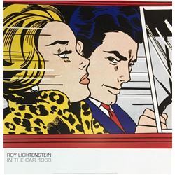 ROY LICHTENSTEIN  IN THE CAR  OFFSET LITHOGRAPH ON PAPER 1963