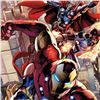 Image 2 : Marvel Comics "Avengers #12.1" Extremely Numbered Limited Edition Giclee on Canvas by Bryan Hitch wi