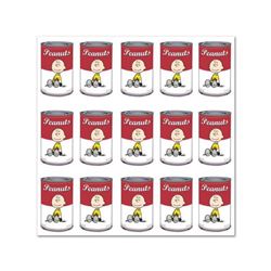 Peanuts, "Peanuts Can" Hand Numbered Canvas (40"x40") Limited Edition Fine Art Print with Certificat