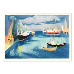 Georges Lambert (1919-1998), "Le Harve" Limited Edition Lithograph, Numbered and Hand Signed.