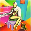 Image 1 : Mark Kostabi "THE RIGHT NOTES" Original Serigraph