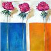 Image 2 : Lenner Gogli, "Coming Up Roses" Limited Edition on Canvas, Numbered and Hand Signed with Letter of A