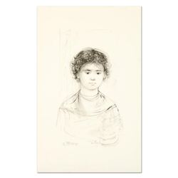 Edna Hibel (1917-2014), "Henri" Limited Edition Lithograph, Numbered and Hand Signed with Certificat