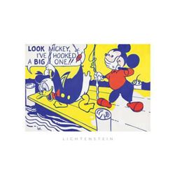 Roy Lichtenstein "Look Mickey" Offset Lithograph