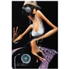 Image 1 : "DJ Free" Limited Edition Giclee on Canvas by David Garibaldi, CC Numbered from Miniature Series and