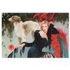 Image 1 : Svetlana Valueva, "Scarlett" Original Oil Painting on Linen, Hand Signed with Letter of Authenticity