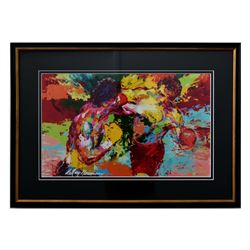 LeRoy Neiman- Offset Lithograph  Rocky Vs. Apollo 